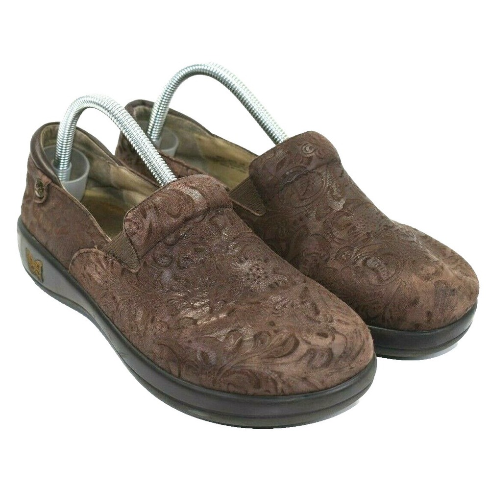 Alegria Keli Women's 38EU / 7.5US Brown Proffesional Clogs Work Leather Shoes